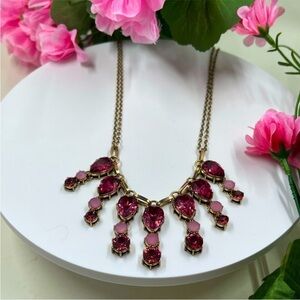 Vintage Pink and Gold Necklace